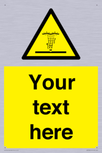 Custom warning geyser water jet